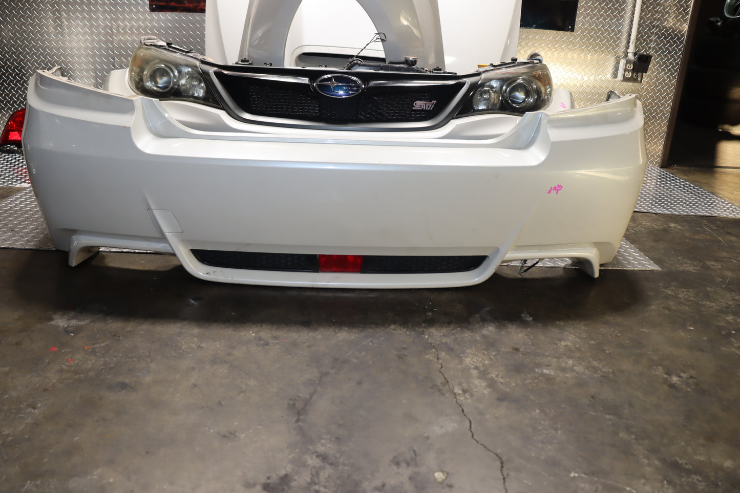 JDM 2008 - 2014 SUBARU IMPREZA WRX STI GRB GVF SEDAN COMPLETE FRONT END NOSE CUT