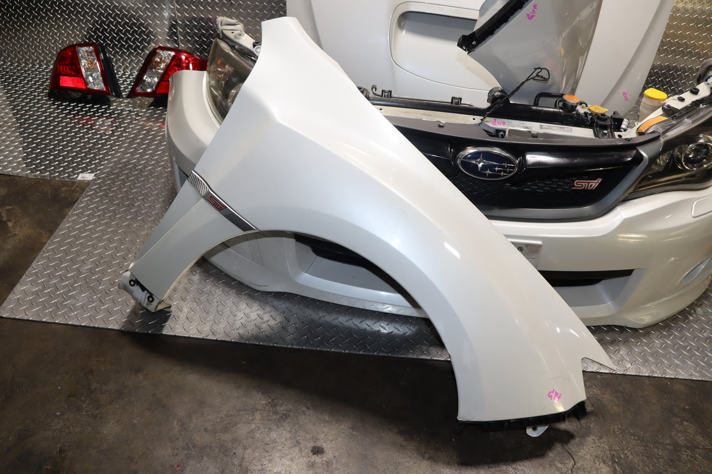 JDM 2008 - 2014 SUBARU IMPREZA WRX STI GRB GVF SEDAN COMPLETE FRONT END NOSE CUT