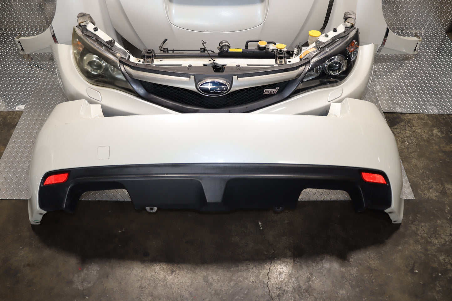 JDM 2008 - 2014 SUBARU IMPREZA WRX STI GRB GVF HATCH COMPLETE FRONT END NOSE CUT