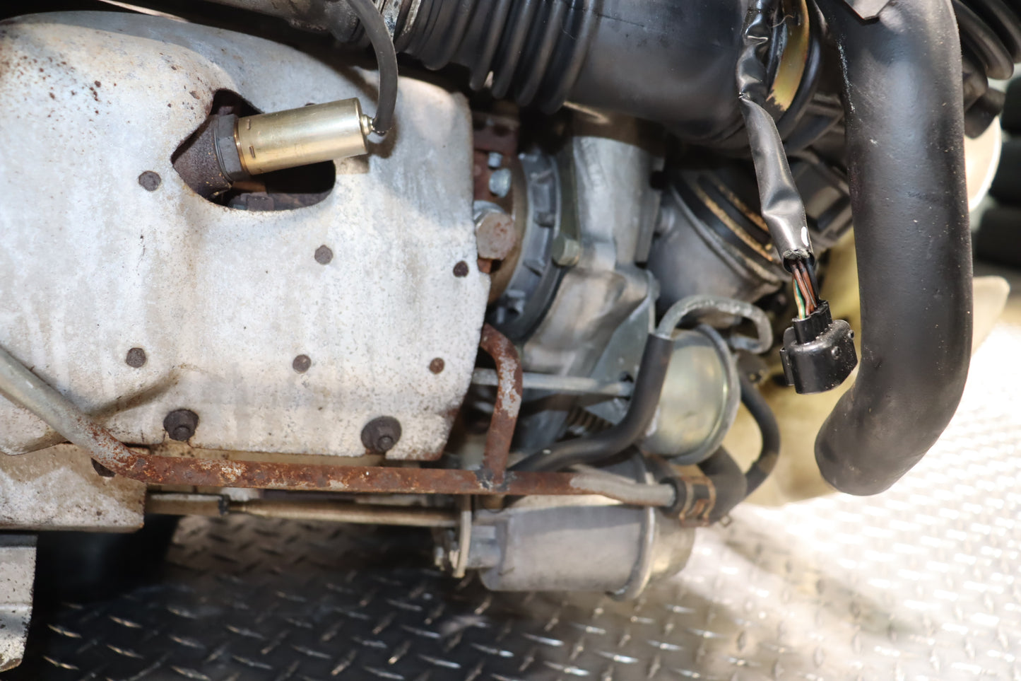 JDM 20B REW 3 ROTOR Twin-Turbo Mazda EUNOS COSMO Engine 90-95 AT Transmission ROTARY ENGINE