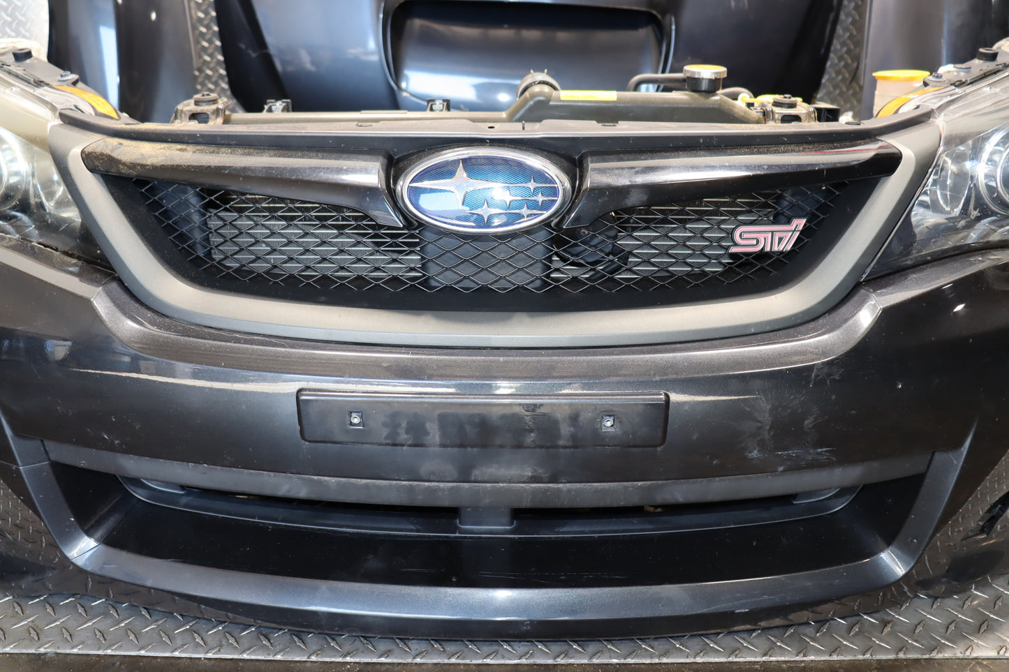 JDM 2008 - 2014 SUBARU IMPREZA WRX STI SEDAN GRB GVF COMPLETE FRONT END NOSE CUT ASSEMBLY