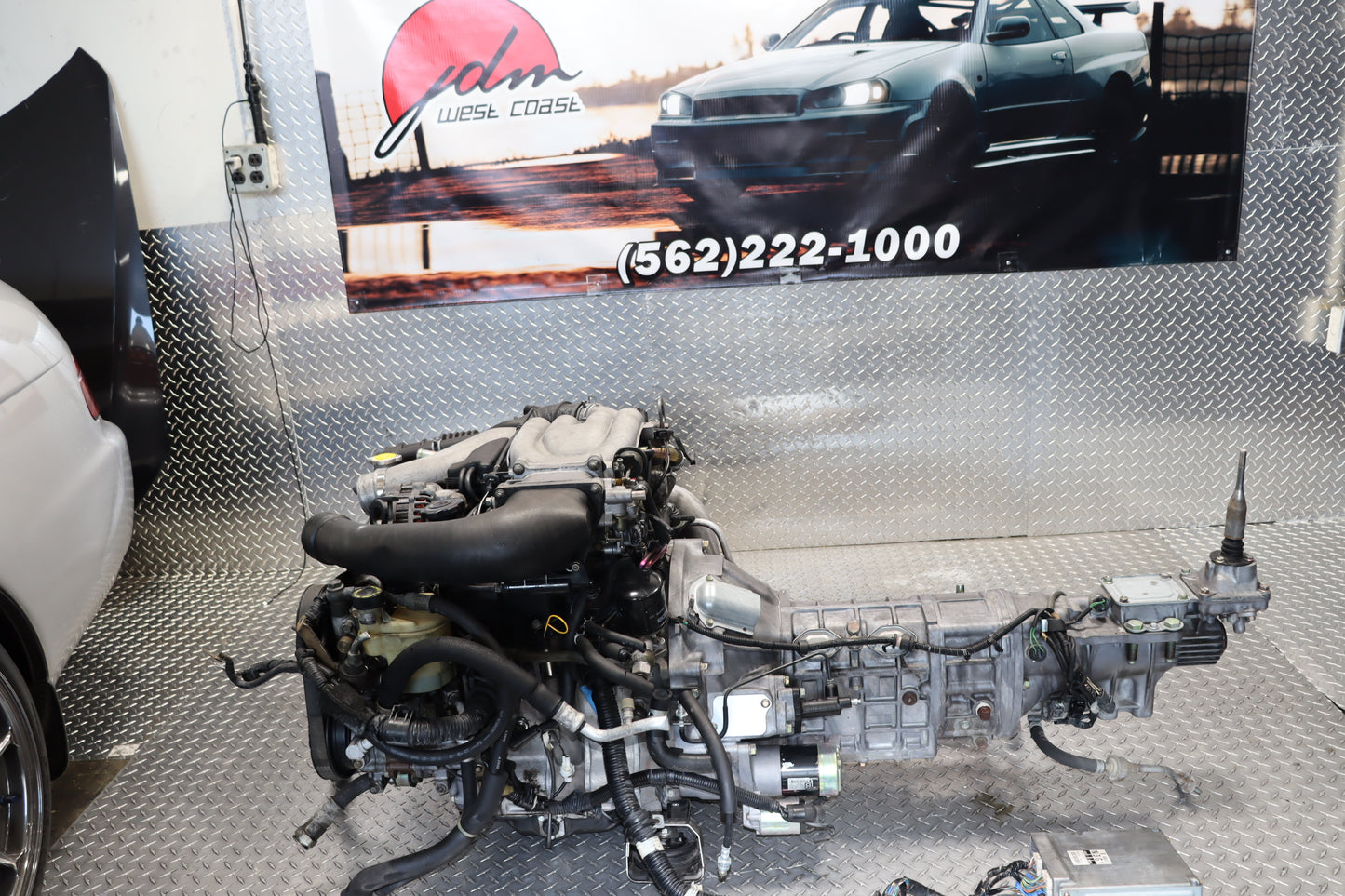 JDM 13B Mazda Rx-7 Engine 1.3L Twin-Turbo FD3S 93-95 Rotary 5 speed transmission
