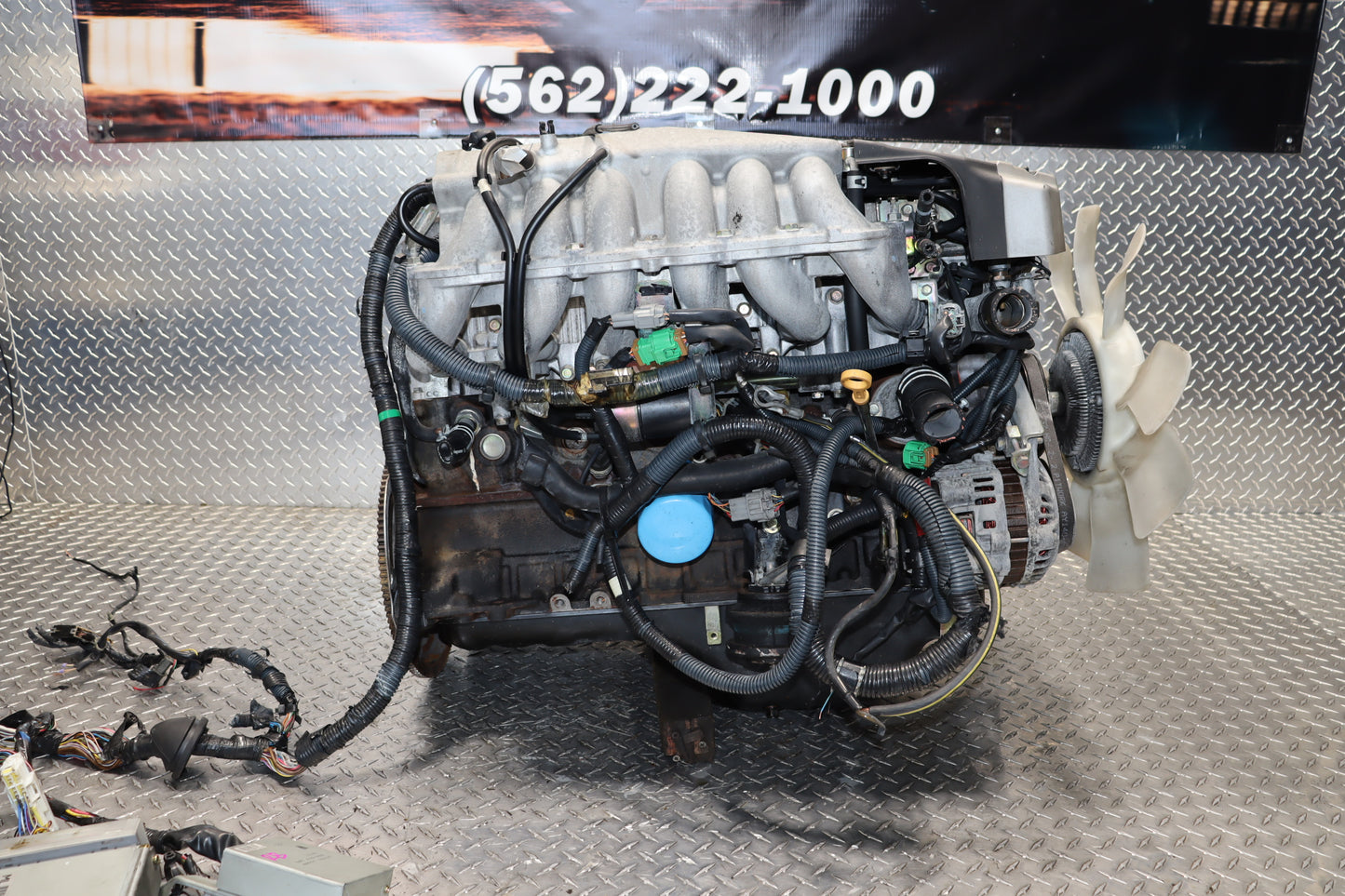 JDM RB25DE MOTOR NEO STRAIGHT 6 NON TURBO TWIN CAM 2.5L COMPLETE ENGINE