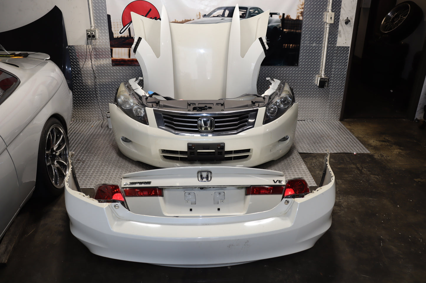 JDM 2008 - 2012 HONDA ACCORD INSPIRE CP3 COMPLETE FRONT END NOSE CUT SWAP