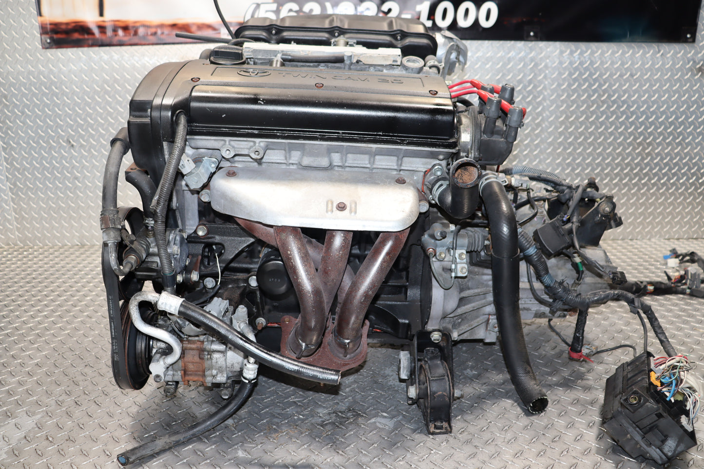 JDM 4AGE BLACKTOP ENGINE 20 Valve 1.6L AE111 AE86 COROLLA 6 SPEED MT WIRING ECU