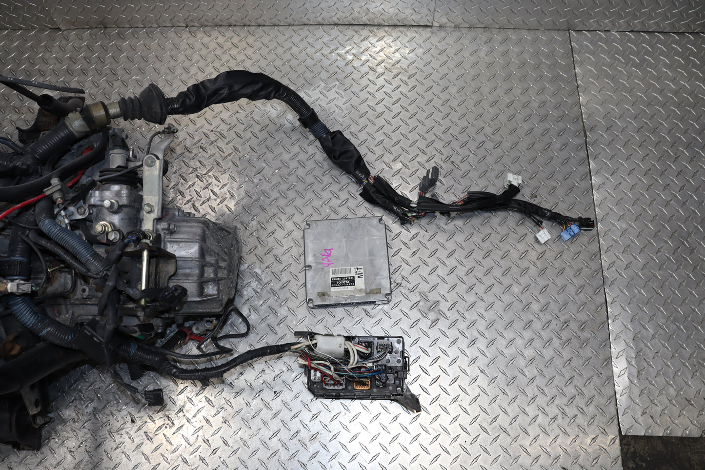 JDM 4AGE BLACKTOP ENGINE 20 Valve 1.6L AE111 AE86 COROLLA 6 SPEED MT WIRING ECU