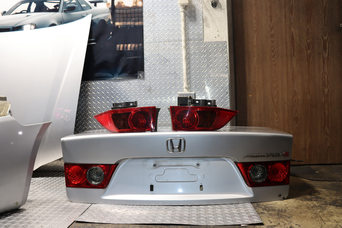 JDM 2004 - 2008 HONDA ACCORD CL7 ACURA TSX SILVER COMPLETE FRONT END NOSE CUT CONVERSION