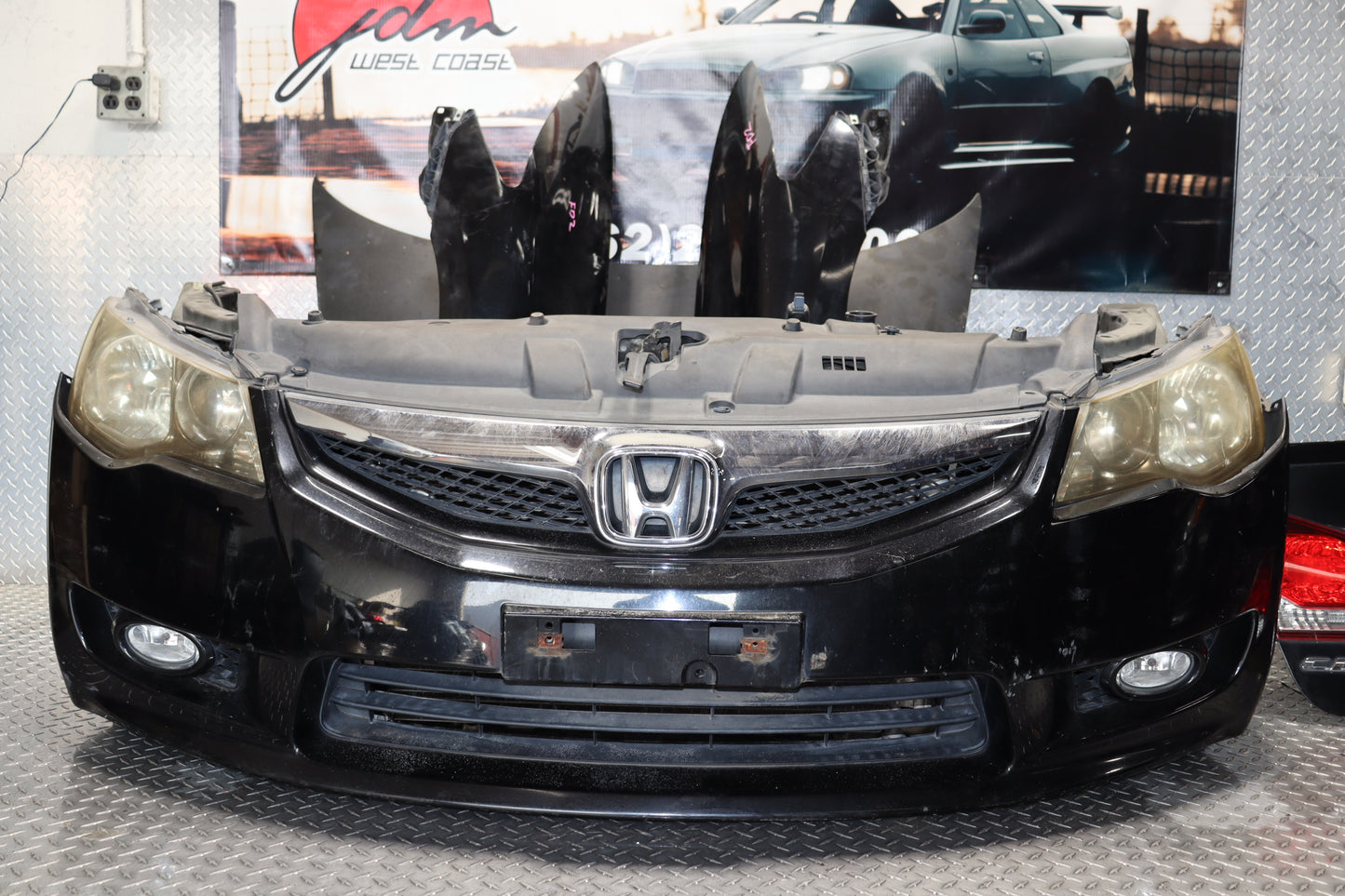 JDM HONDA CIVIC FD1 FD2 FD3 ACURA CSX FRONT NOSE CUT AND REAR END CONVERSION SWAP