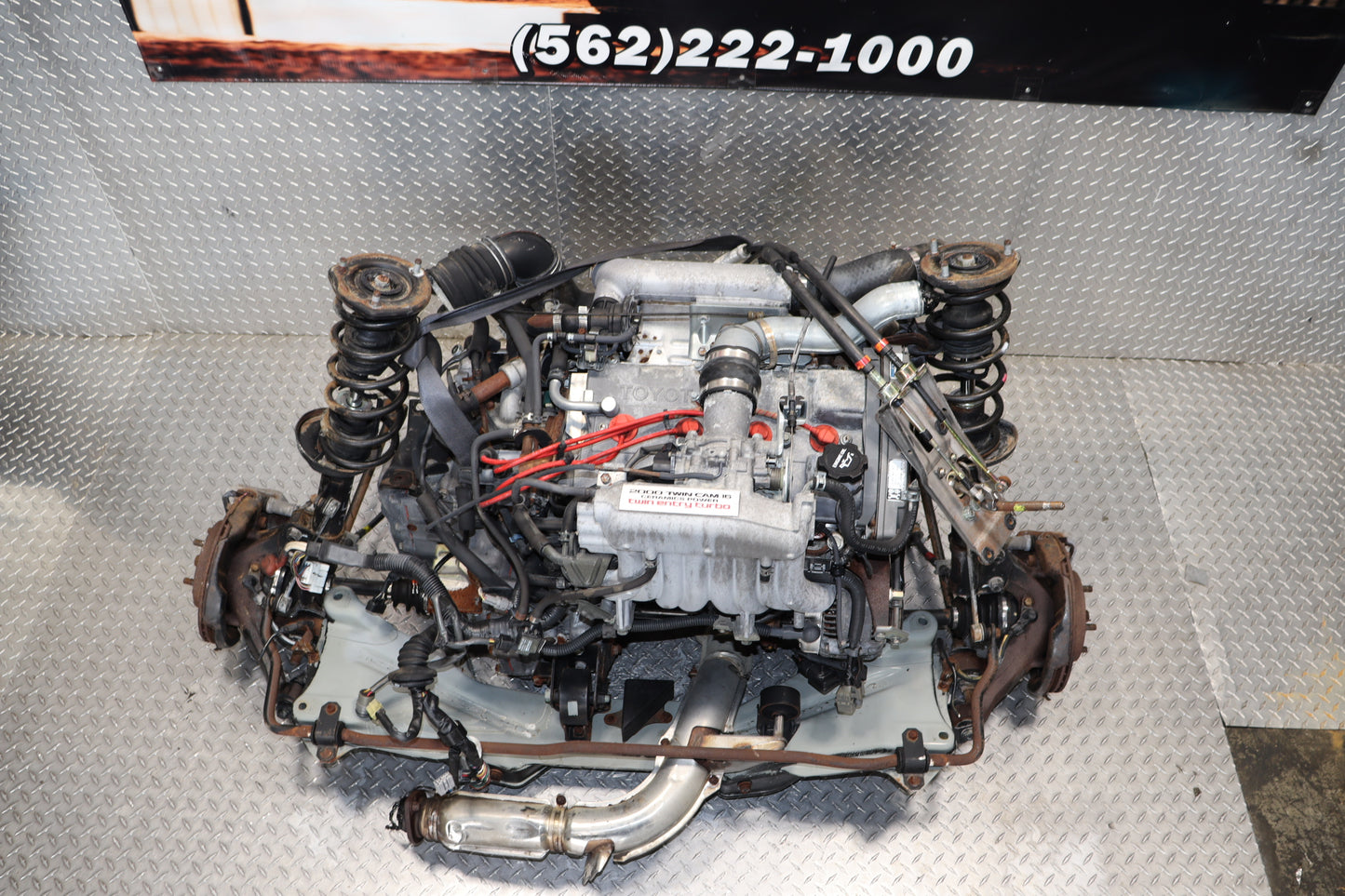JDM TOYOTA MR2 GTS SW20 3SGTE E153 COMPLETE POWERTRAIN REAR SUBFRAME AXLES