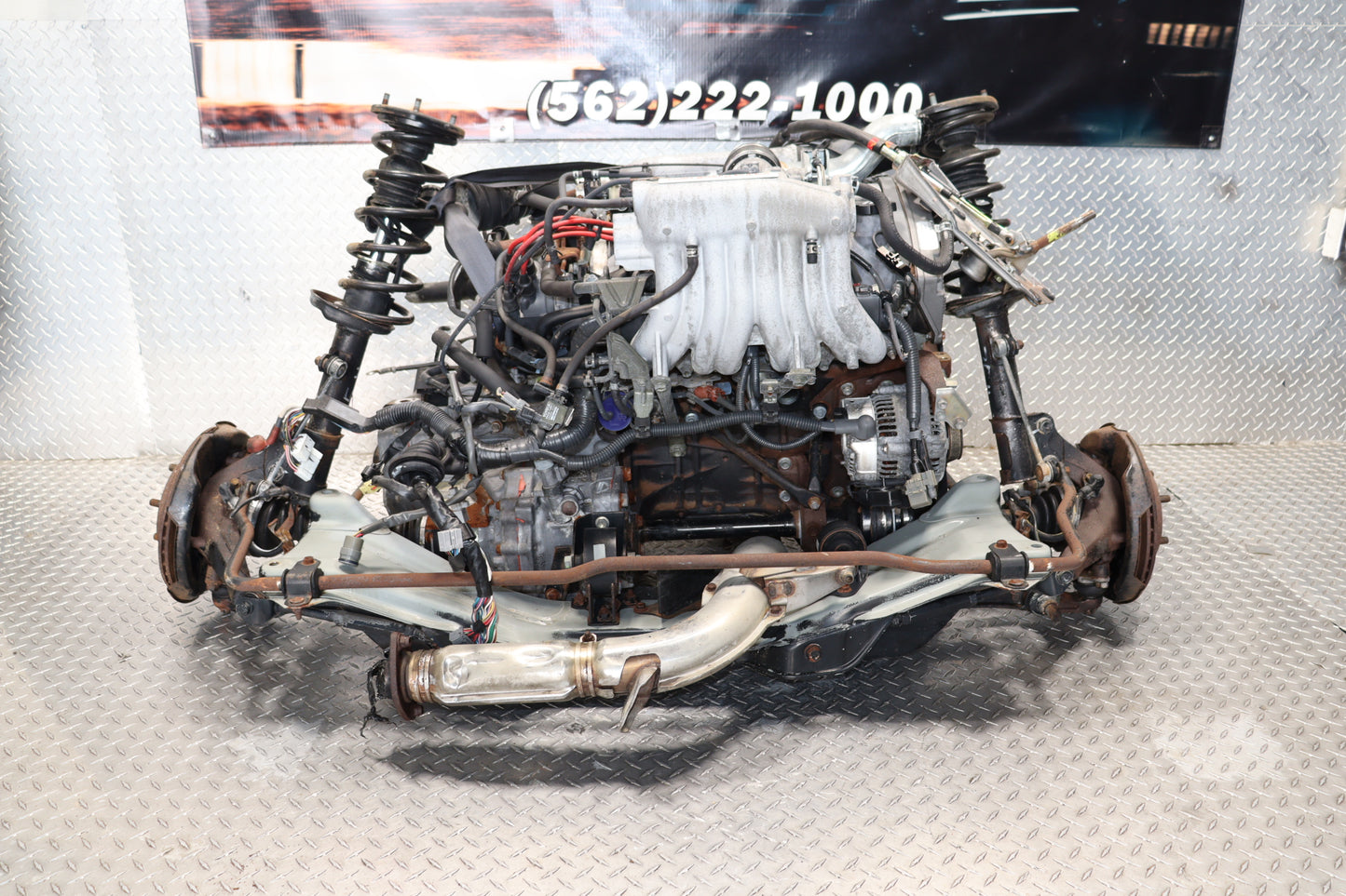 JDM TOYOTA MR2 GTS SW20 3SGTE E153 COMPLETE POWERTRAIN REAR SUBFRAME AXLES