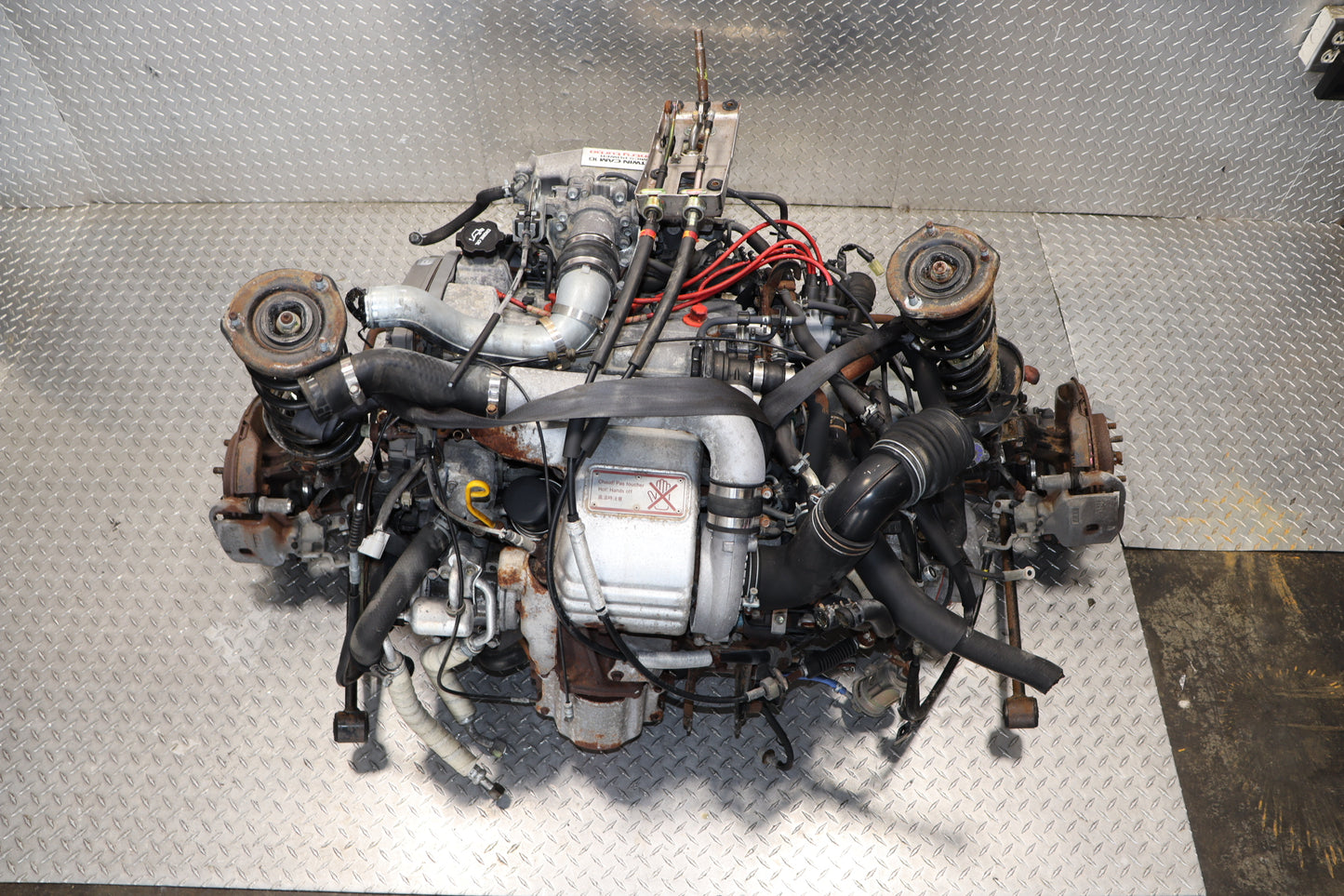 JDM TOYOTA MR2 GTS SW20 3SGTE E153 COMPLETE POWERTRAIN REAR SUBFRAME AXLES