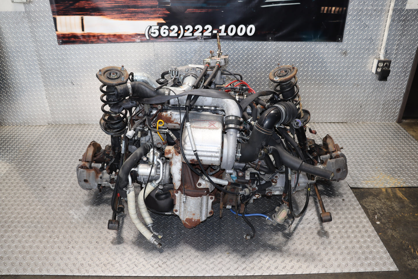 JDM TOYOTA MR2 GTS SW20 3SGTE E153 COMPLETE POWERTRAIN REAR SUBFRAME AXLES