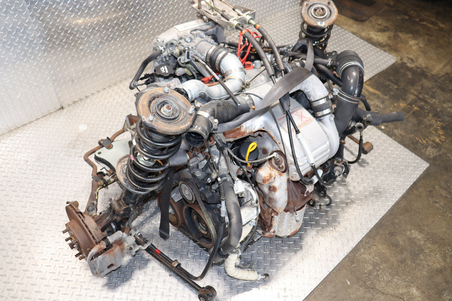 JDM TOYOTA MR2 GTS SW20 3SGTE E153 COMPLETE POWERTRAIN REAR SUBFRAME AXLES