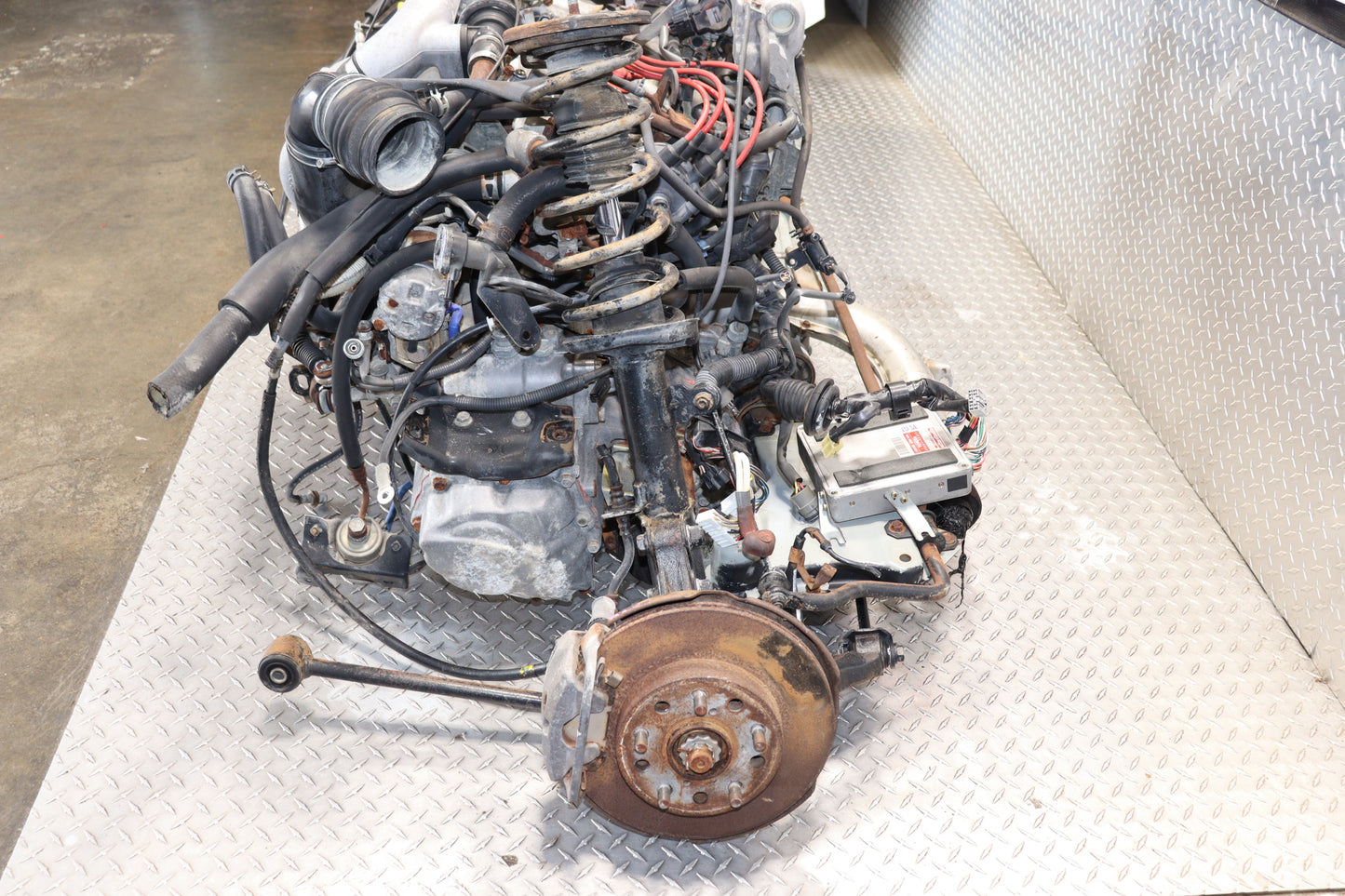 JDM TOYOTA MR2 GTS SW20 3SGTE E153 COMPLETE POWERTRAIN REAR SUBFRAME AXLES