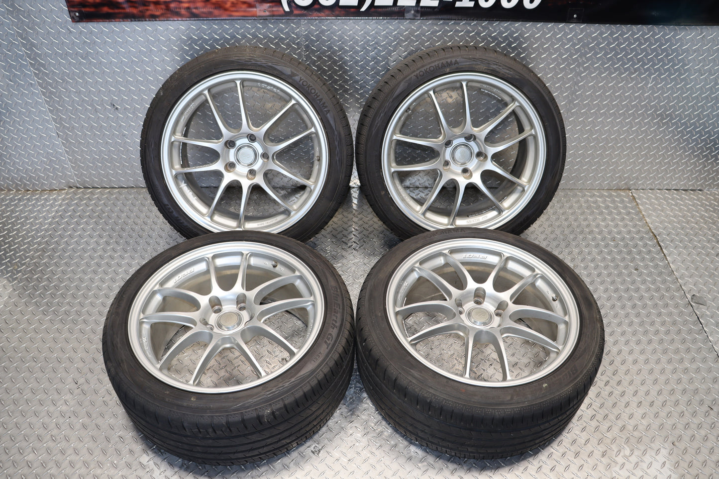 Enkei PF01 - 18x8.5 / 5x114.3 / +48 (Silver) Japanese Imported