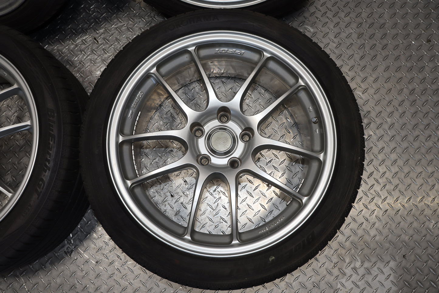 Enkei PF01 - 18x8.5 / 5x114.3 / +48 (Silver) Japanese Imported