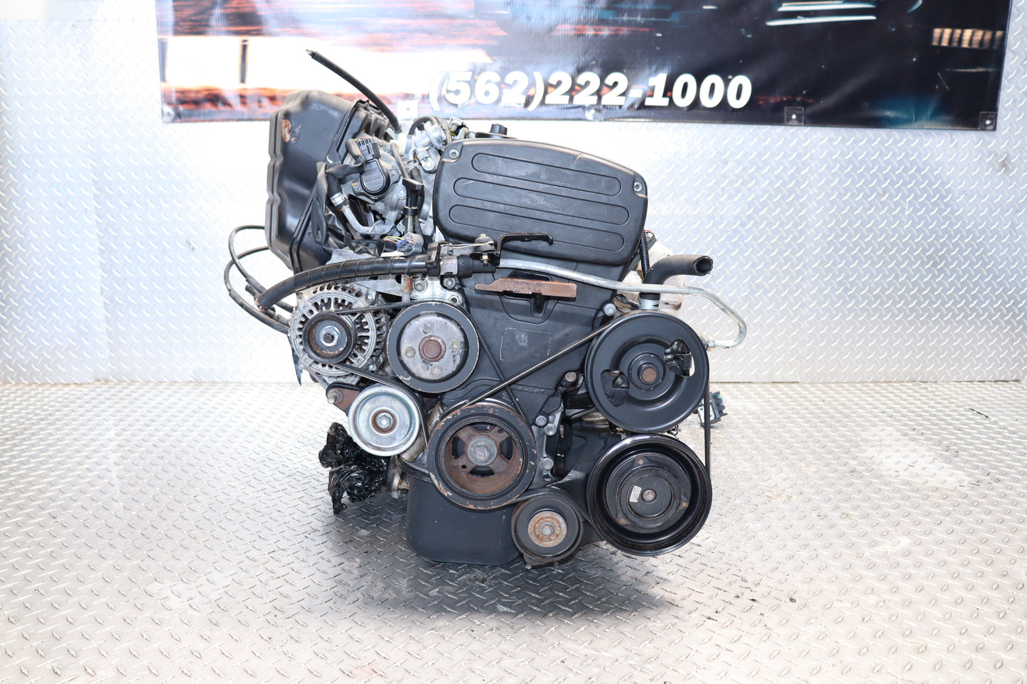 JDM 4AGE BLACKTOP 20Valve 1.6L AE111 AE86 COROLLA 5 SPEED MT ENGINE TESTED✔