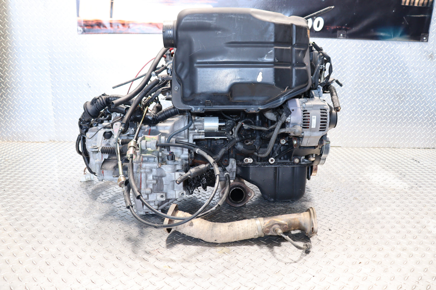JDM 4AGE BLACKTOP 20Valve 1.6L AE111 AE86 COROLLA 5 SPEED MT ENGINE TESTED✔