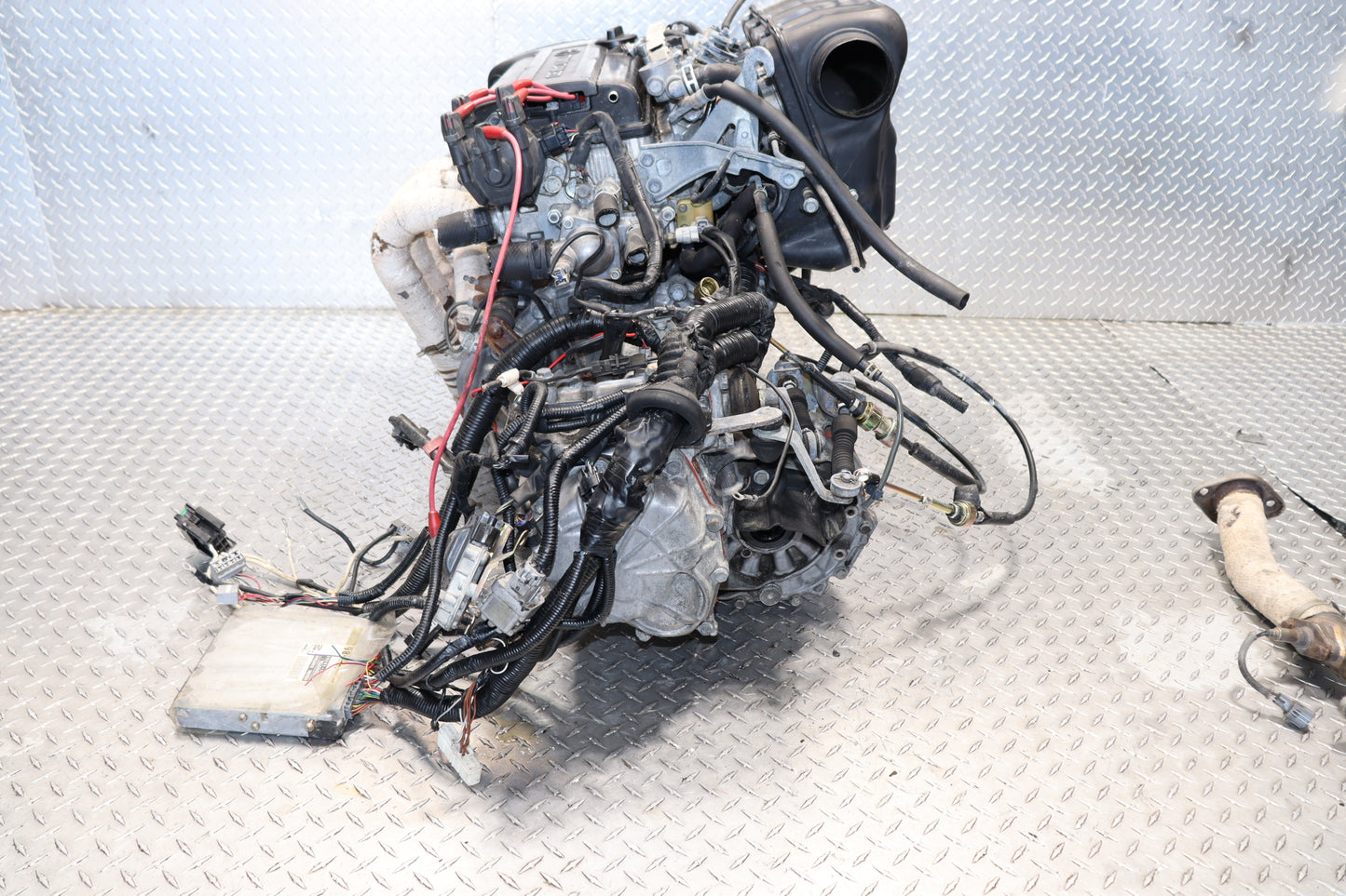 JDM 4AGE BLACKTOP 20Valve 1.6L AE111 AE86 COROLLA 5 SPEED MT ENGINE TESTED✔