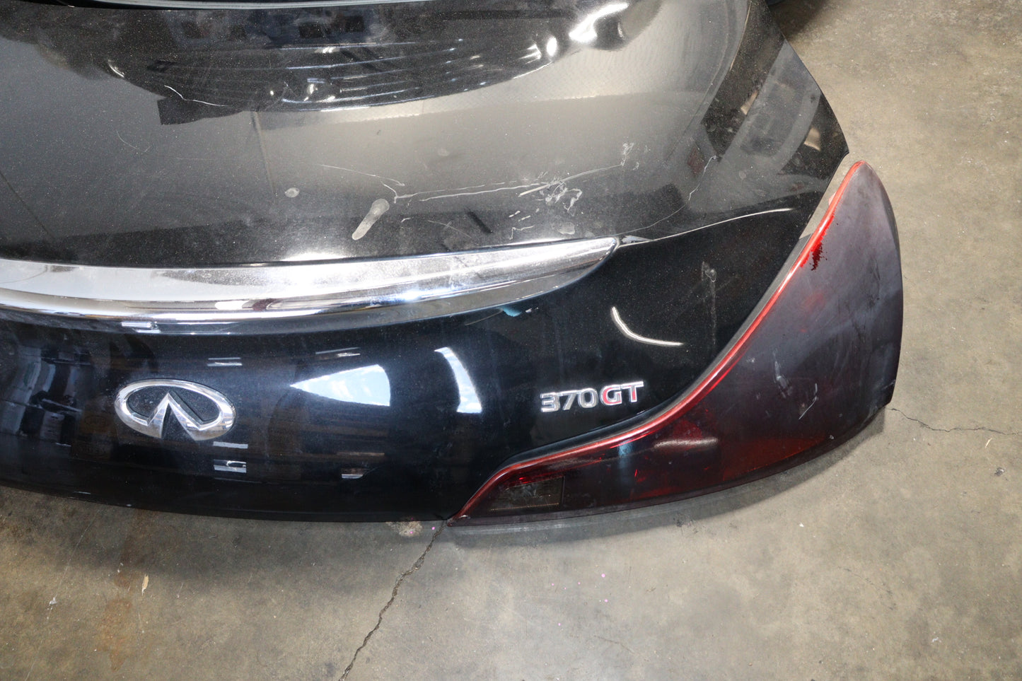 JDM 2010 - 2015 NISSAN SKYLINE V36 INFINITI G37 COMPLETE FRONT END NOSE CUT BLACK
