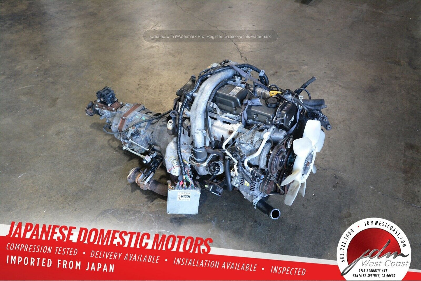 JDM 1KZ HILUX SURF 4RUNNER 3.0L 1KZTE TURBO DIESEL 2WD MANUAL TRANS