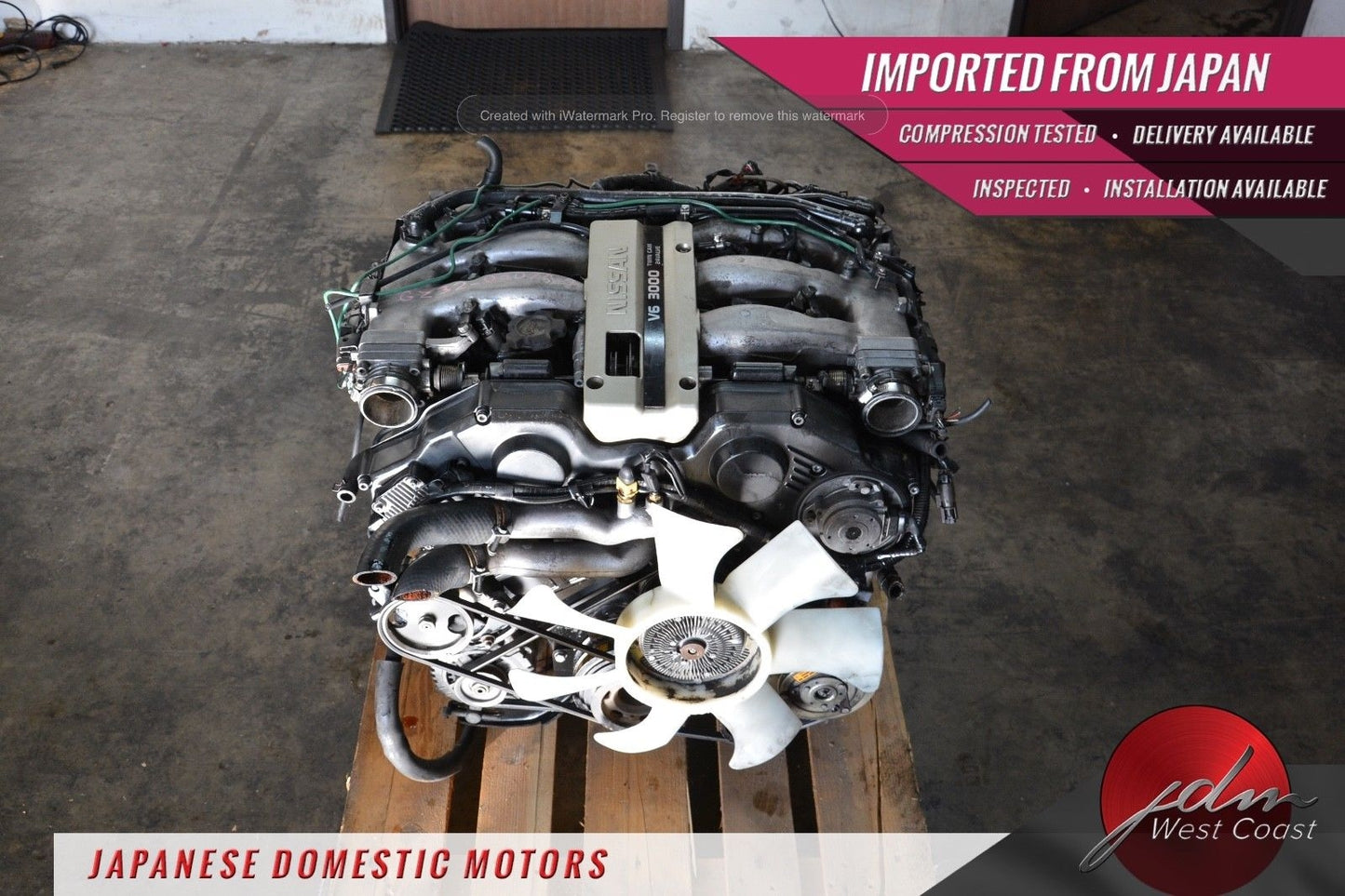 JDM VG30DE 90-95 NISSAN 300ZX ENGINE 3.0L V6 VG30 W/ AUTO TRANS Z32