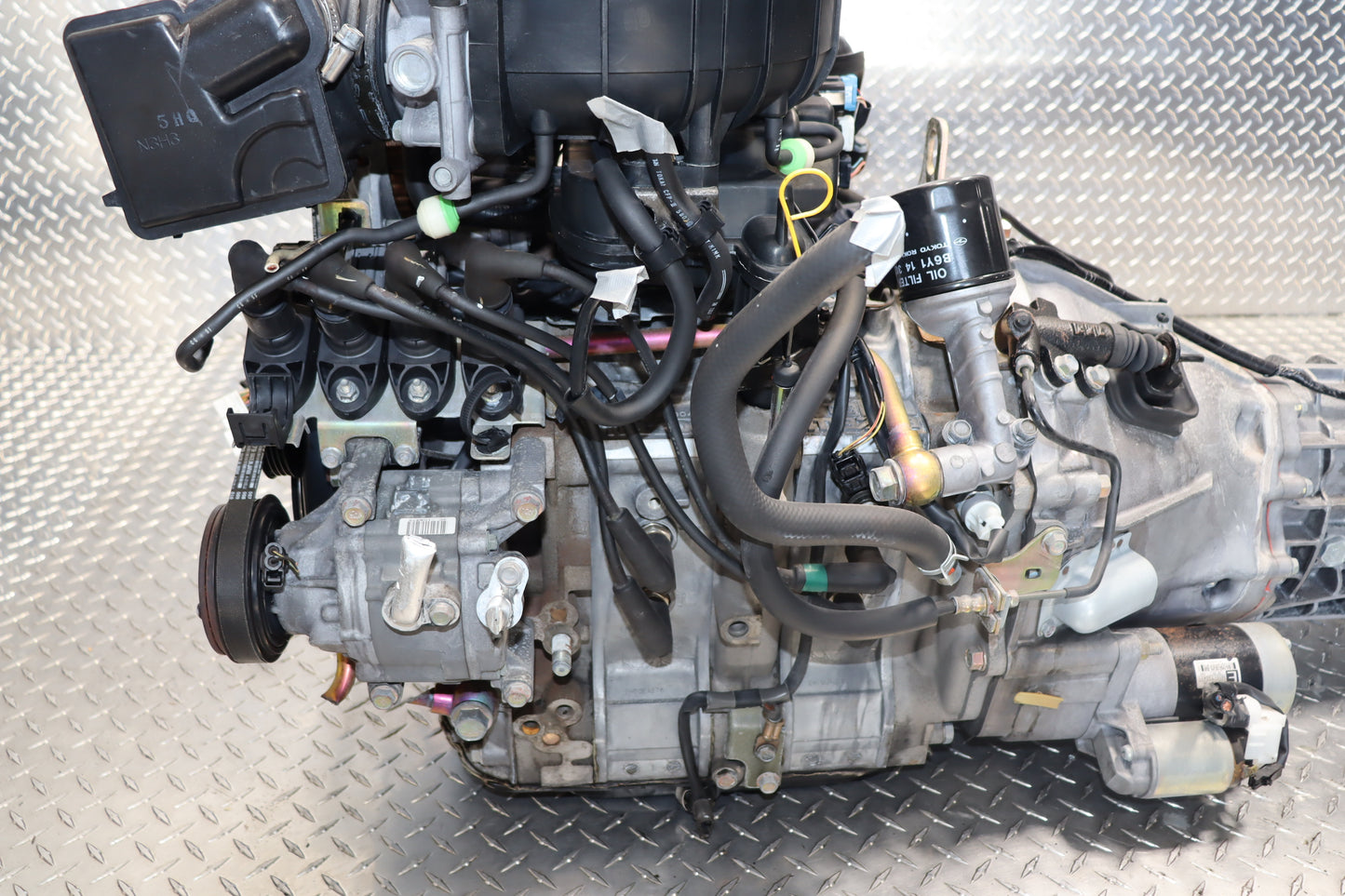 JDM 13B Renesis 03-08 Mazda Rx8 6port 1.3L Rotary Engine 6spd MT Ecu
