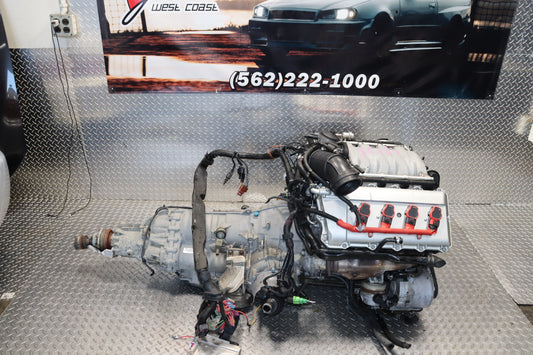 JDM 2005 - 2008 AUDI S4 B7 4.2L V8 ENGINE COMPLETE SWAP WITH 6 SPEED TRIPTRONIC AUTOMATIC TRANSMISSION