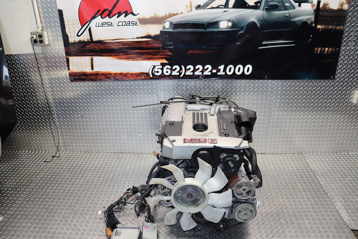 JDM RB25DE NEO Straight 6 2.5L Non-Turbo Engine – JDM Westcoast
