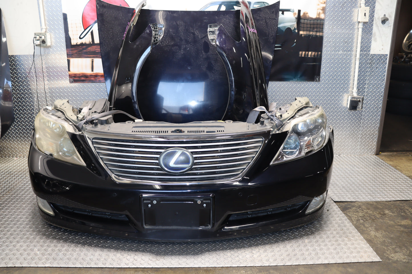 JDM 2007 2008 2009 LEXUS LS600H UVF45 COMPLETE FRONT END NOSE CUT