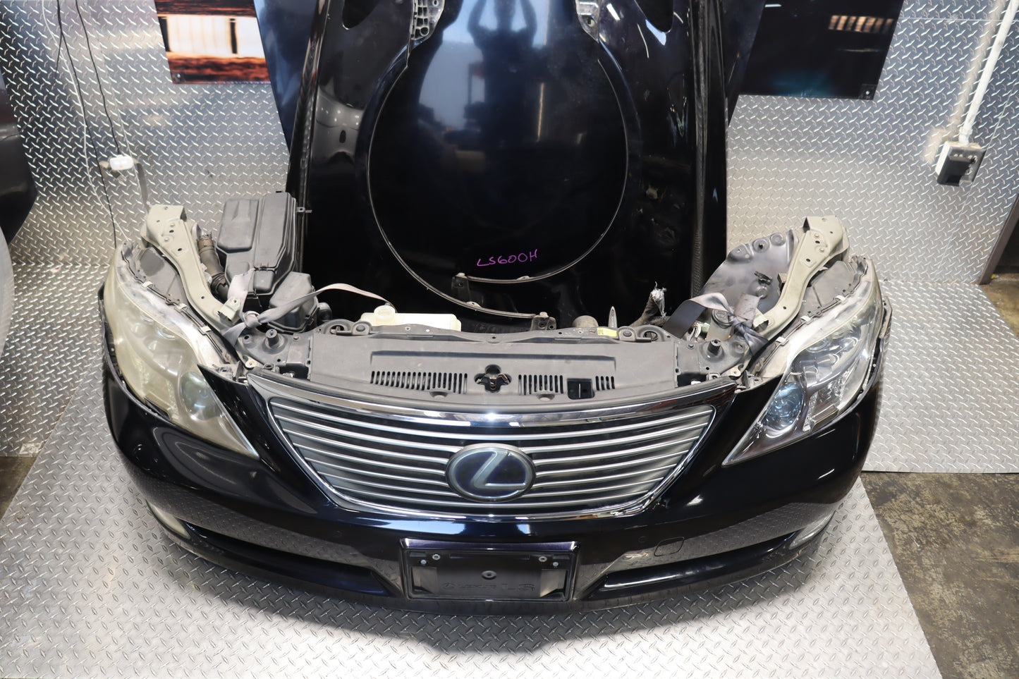 JDM 2007 2008 2009 LEXUS LS600H UVF45 COMPLETE FRONT END NOSE CUT