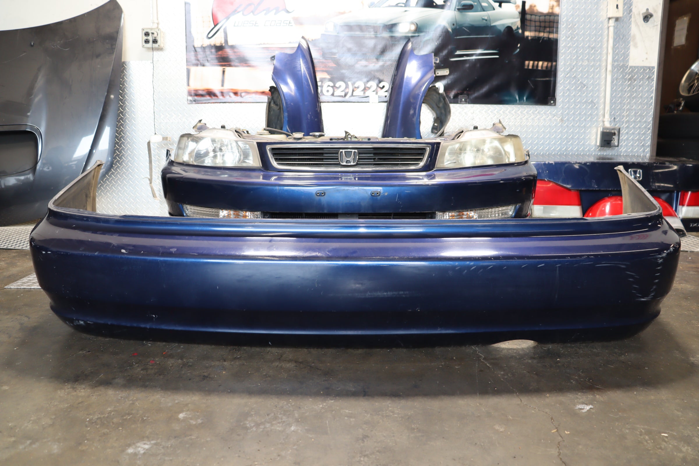 JDM 1996-2000 Honda Domani Acura EL Complete Front End Nose Cut