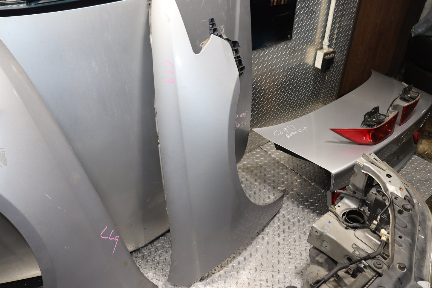 JDM 2004 - 2008 HONDA ACCORD CL7 ACURA TSX SILVER COMPLETE FRONT END NOSE CUT CONVERSION