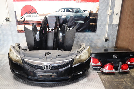 JDM HONDA CIVIC FD1 FD2 FD3 ACURA CSX FRONT NOSE CUT AND REAR END CONVERSION SWAP