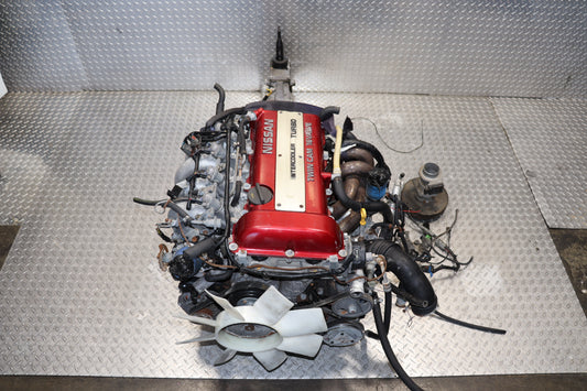 JDM SR20DET 89-93 Red-top S13 240SX Nissan Engine 2.0 5 SPEED MANUAL ✔ Turbo