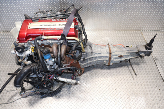 JDM SR20DET 89-93 Red-top S13 240SX Nissan Engine 2.0 5SPD ✔ Turbo TESTED ✔