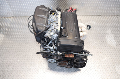 JDM 4AGE BLACKTOP 20Valve 1.6L AE111 AE86 COROLLA 5 SPEED MT ENGINE TESTED✔