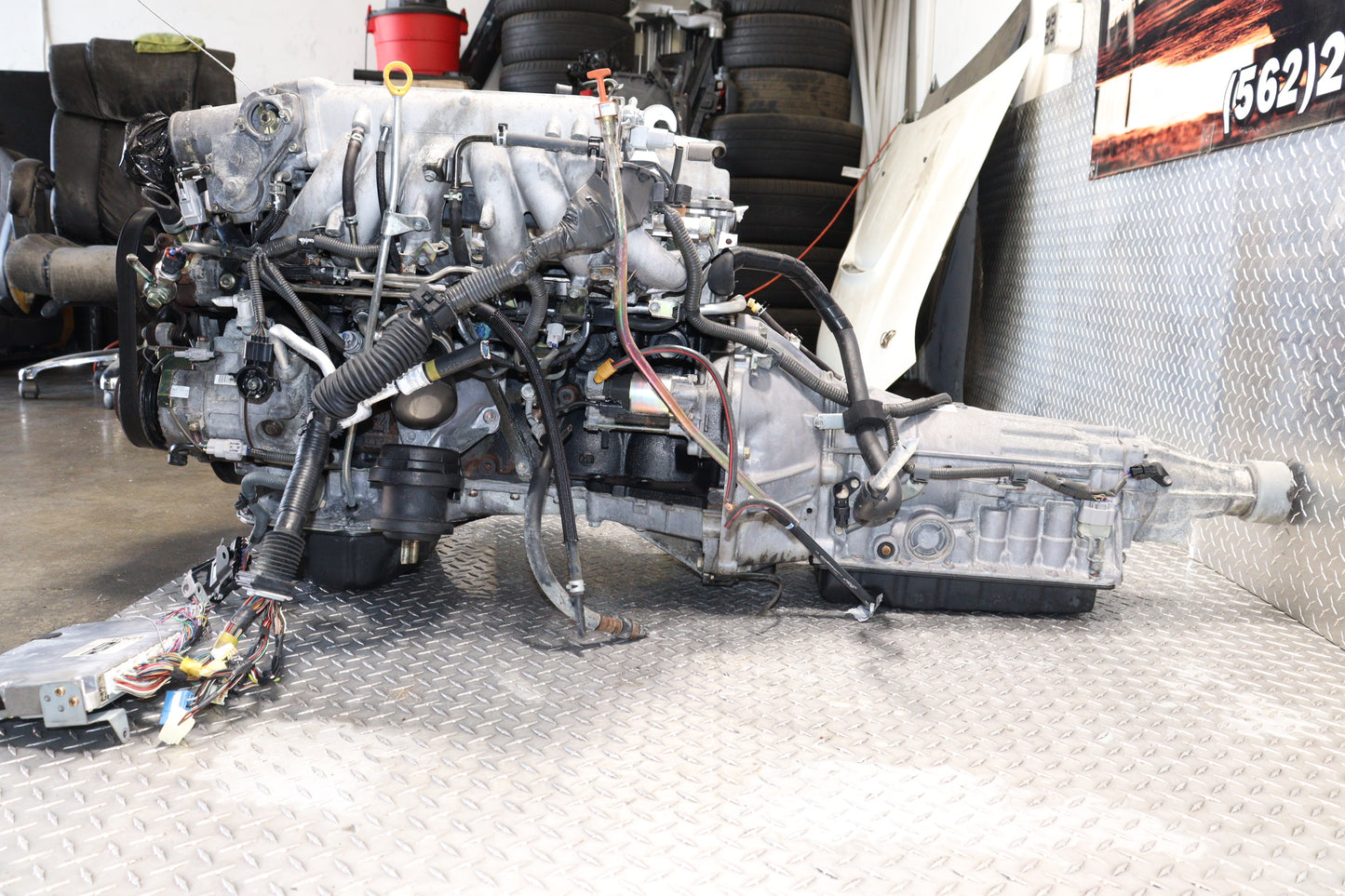 JDM 1JZ-GTE MOTOR TOYOTA SOARER MARK II VEROSSA 2.5L VVTI TURBO ENGINE W/ AT 1JZ