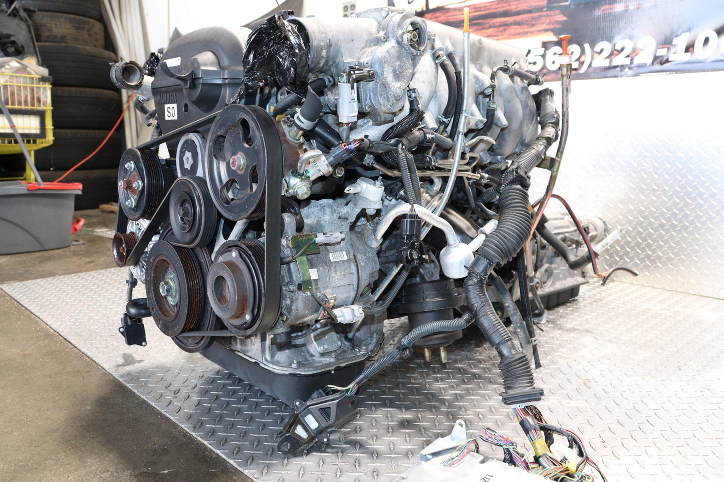 JDM 1JZ-GTE MOTOR TOYOTA SOARER MARK II VEROSSA 2.5L VVTI TURBO ENGINE W/ AT 1JZ