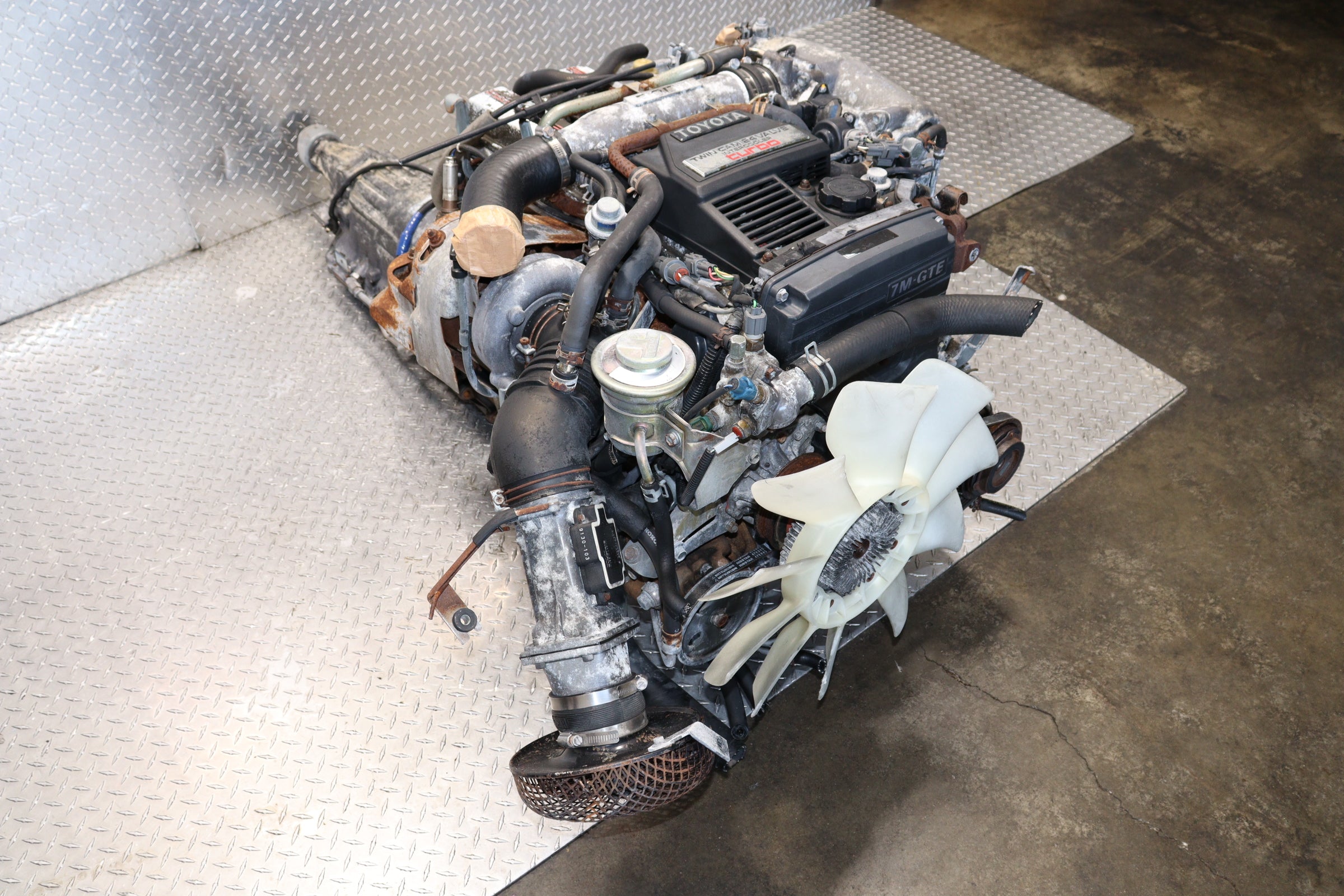 JDM 7M-GTE ENGINE 1987 TO 1992 TOYOTA SUPRA TURBO ENGINE INLINE 6