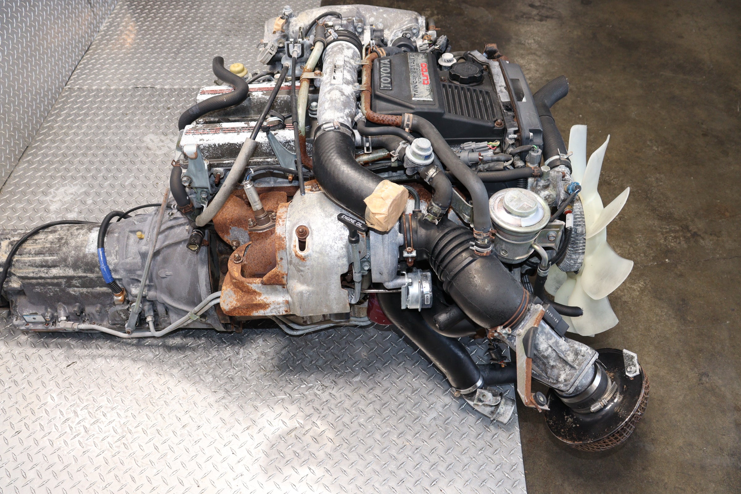 JDM 7M-GTE ENGINE 1987 TO 1992 TOYOTA SUPRA TURBO ENGINE INLINE 6