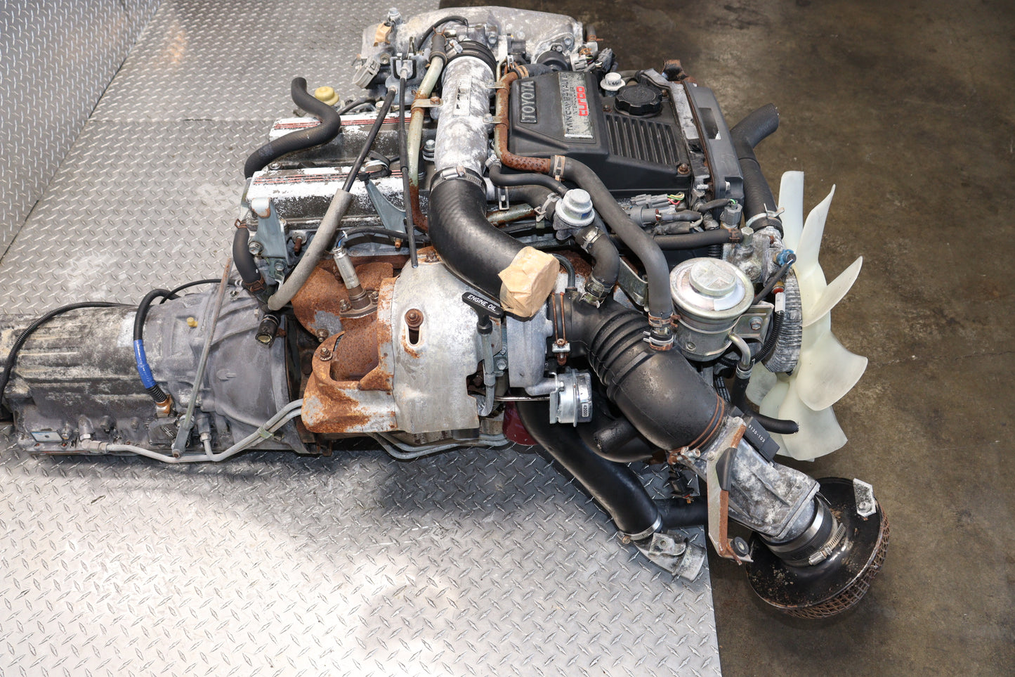 JDM 7M-GTE ENGINE 1987 TO 1992 TOYOTA SUPRA TURBO ENGINE INLINE 6 7MGTE