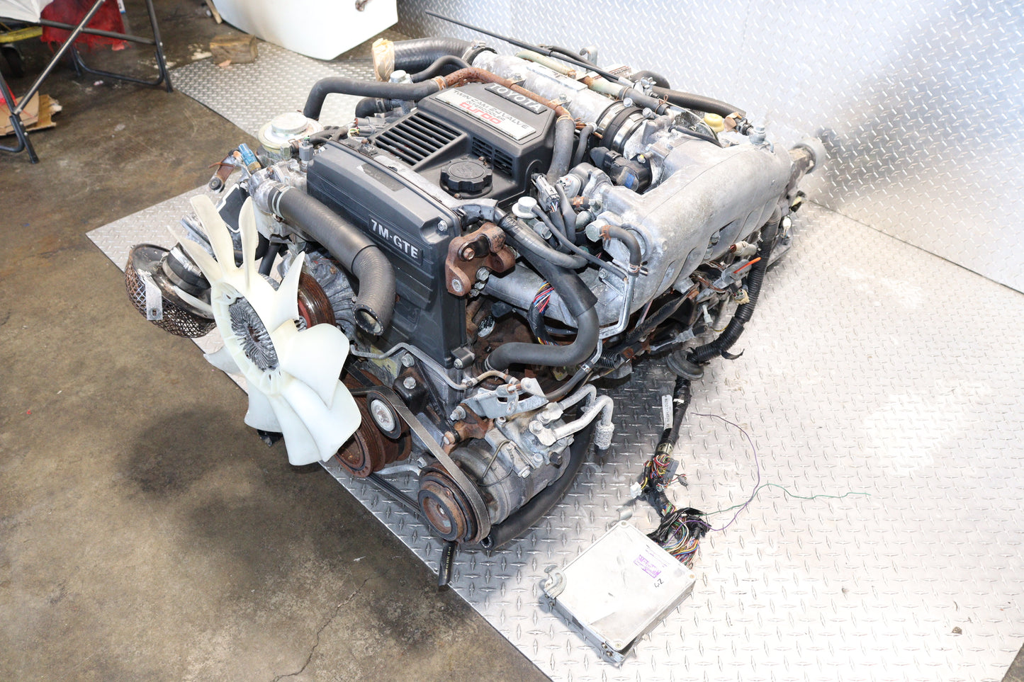 JDM 7M-GTE ENGINE 1987 TO 1992 TOYOTA SUPRA TURBO ENGINE INLINE 6 7MGTE