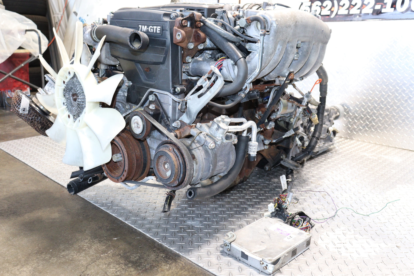 JDM 7M-GTE ENGINE 1987 TO 1992 TOYOTA SUPRA TURBO ENGINE INLINE 6 7MGTE