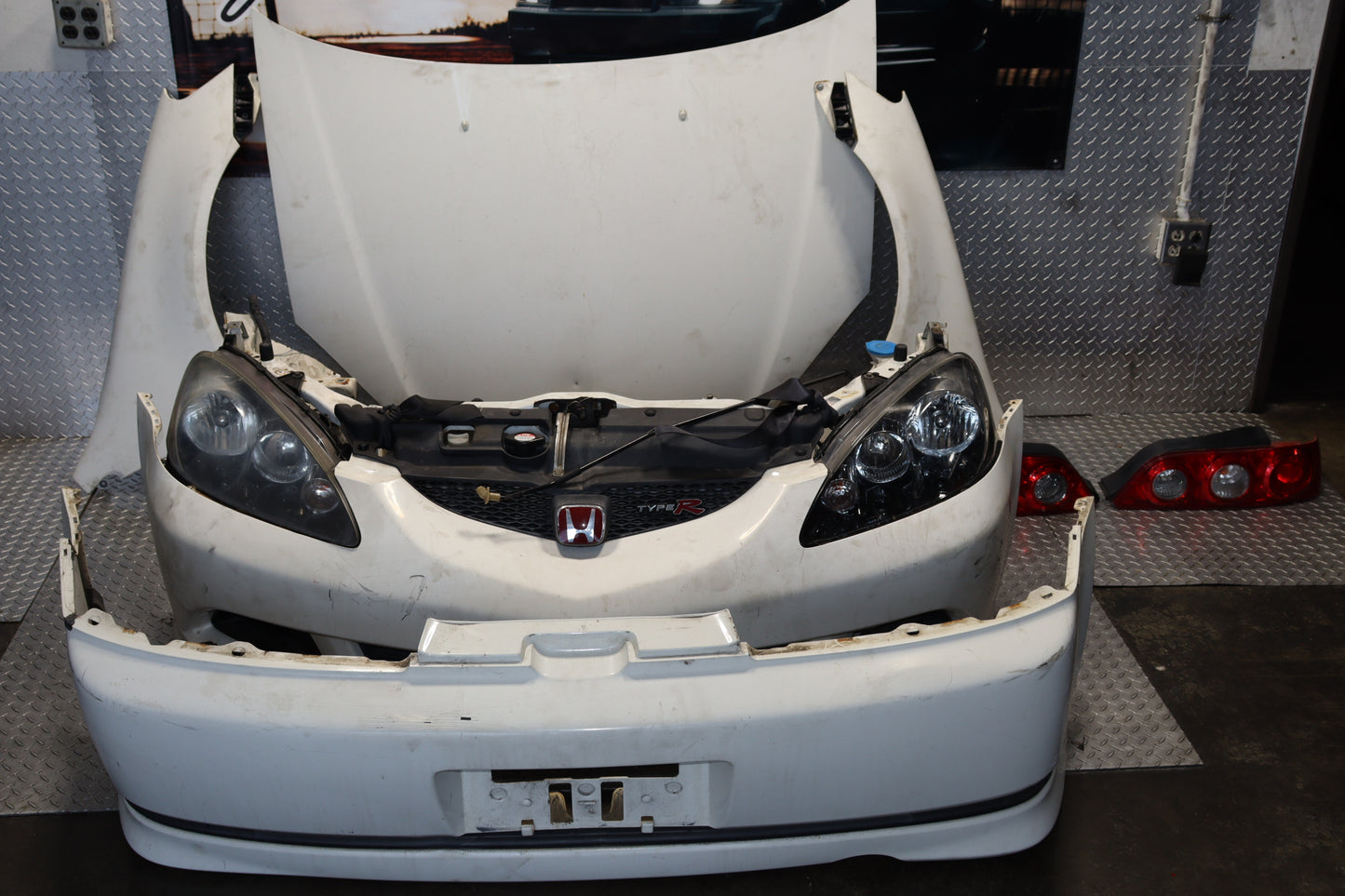 JDM Acura RSX DC5 Type R Nose Cut Front Clip OEM COMPLETE FRONT
