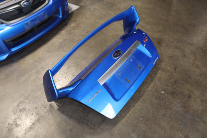 JDM 2008 - 2014 BLUE SUBARU IMPREZA WRX STI SEDAN GRB GVF COMPLETE FRONT END NOSE CUT ASSEMBLY