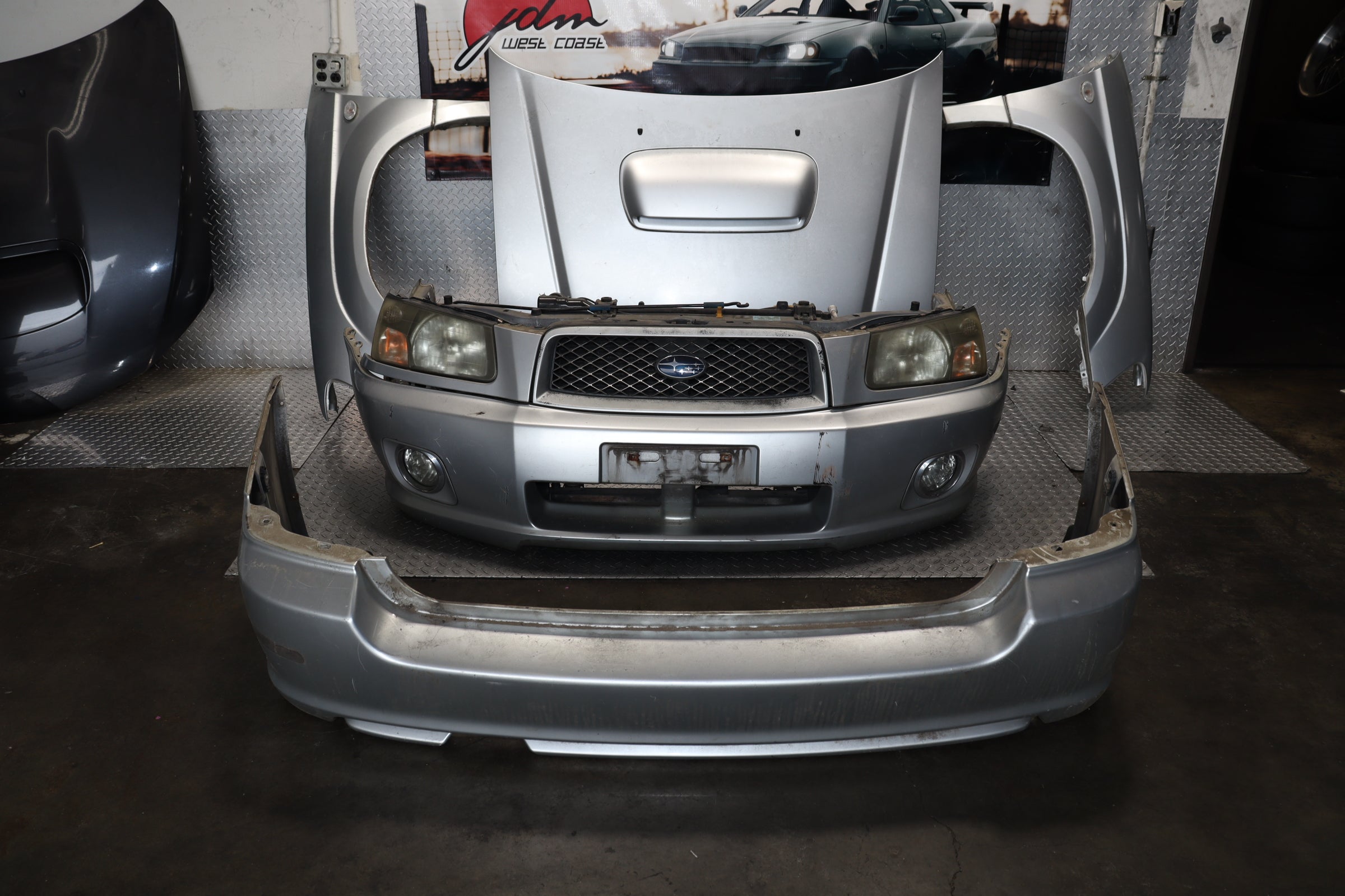 JDM 2003-2005 FORESTER XT SG5 COMPLETE FRONT END PARTS – JDM Westcoast