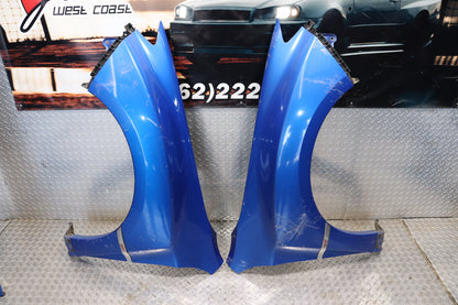 JDM BLUE SUBARU IMPREZA WRX STI SEDAN 2008 - 2014 GRB GVF COMPLETE FRONT END NOSE CUT ASSEMBLY