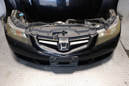 JDM 2004 - 2008 HONDA ACCORD CL7 ACURA TSX BLACK COMPLETE FRONT END NOSE CUT REAR CONVERSION