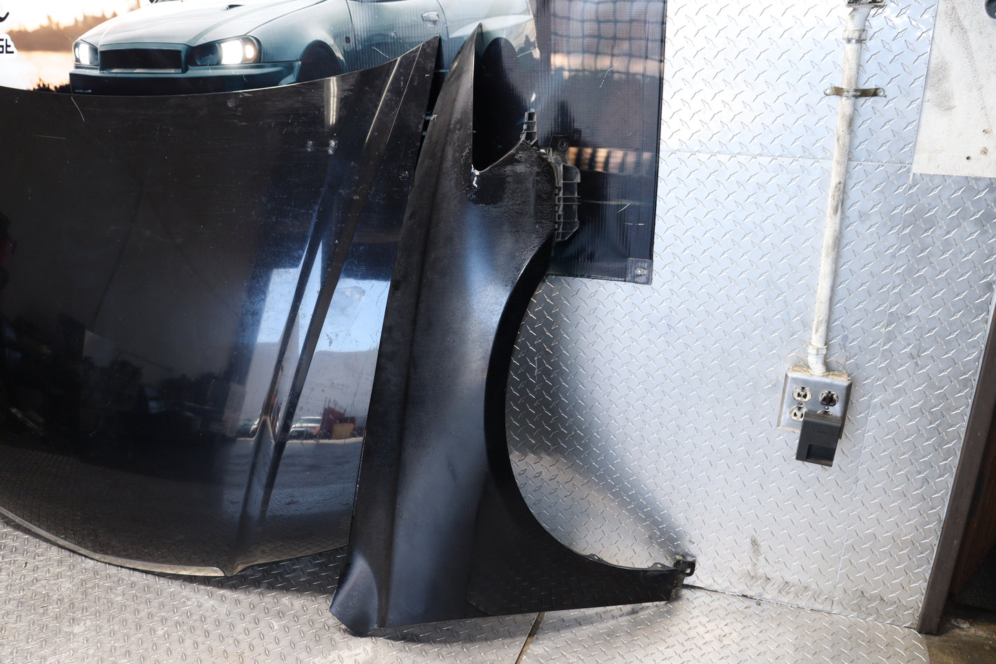 JDM 2004 - 2008 HONDA ACCORD CL7 ACURA TSX BLACK COMPLETE FRONT END NOSE CUT REAR CONVERSION